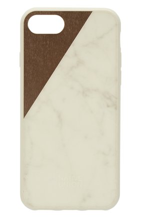 Чехол для iPhone 7/8 с покрытием из мрамора Native Union, цвет , арт. CLIC-WHT-MBMT-7 в ЦУМ | Фото №1 Чехол для iPhone 7/8 с покрытием из мрамора Native Union | Фото №1