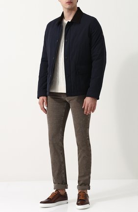 Мужские кожаные кеды BERLUTI коричневого цвета по цене 105500 руб., арт. S4035-016 | Фото 2 Мужские кожаные кеды BERLUTI коричневого цвета, арт. S4035-016 | Фото 2 (Статус проверки: Проверена категория, Проверено; Подошва: Плоская)