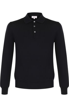 Мужское шерстяное поло BRIONI темно-синего цвета по цене 69950 руб., арт. UMR30S/PZK03 | Фото 1 Мужское шерстяное поло BRIONI темно-синего цвета, арт. UMR30S/PZK03 | Фото 1