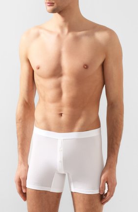 Мужские шелковые боксеры с широкой резинкой ZIMMERLI белого цвета по цене 9950 руб., арт. 852-1408 | Фото 2 Мужские шелковые боксеры с широкой резинкой ZIMMERLI белого цвета, арт. 852-1408 | Фото 2