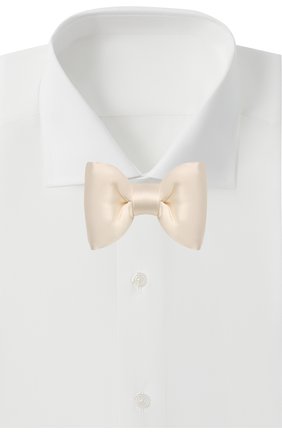 Мужской шелковый галстук-бабочка TOM FORD белого цвета, арт. TFG95/4CH | Фото 2 (Материал: Текстиль, Шелк; Статус проверки: Проверено, Проверена категория)