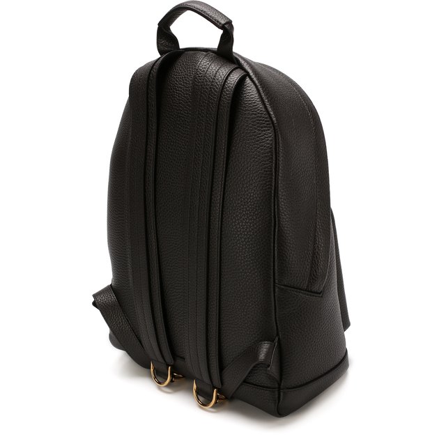 фото Кожаный рюкзак с внешним карманом на молнии tom ford