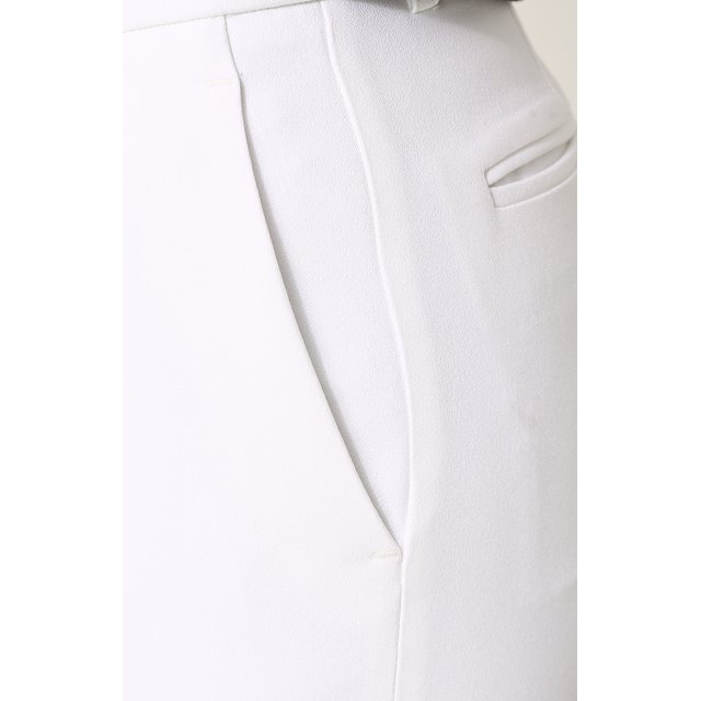 фото Однотонные брюки прямого кроя со стрелками michael kors collection