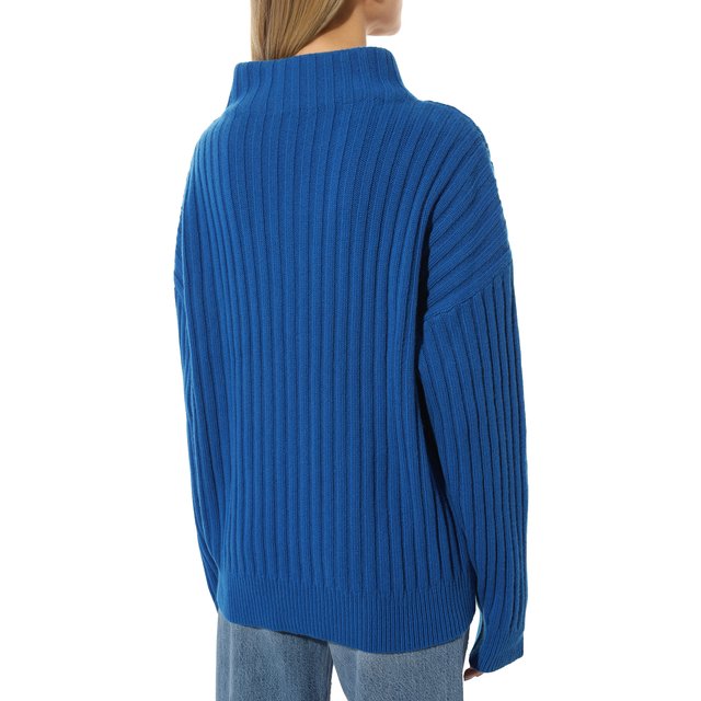 фото Однотонный кашемировый свитер фактурной вязки michael kors collection
