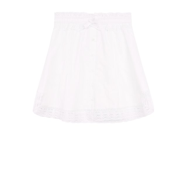 Хлопковая юбка с кружевной отделкой Designers, Remix girls 14079