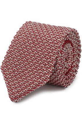 Мужской шелковый вязаный галстук GIORGIO ARMANI разноцветного цвета, арт. 360056/8P970 | Фото 1 (Материал: Шелк, Текстиль; Статус проверки: Проверено; Принт: С принтом)