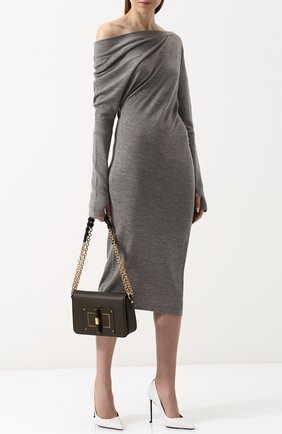Женская сумка medium natalia TOM FORD хаки цвета, арт. 118L0826T-CH8 купить в ЦУМ | Фото №2 Сумка Medium Natalia Tom Ford хаки цвета | Фото №2