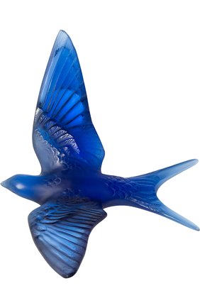 Скульптура swallow LALIQUE синего цвета, арт. 10624900 | Фото 1 (Статус проверки: Проверена категория; Ограничения доставки: fragile-2)