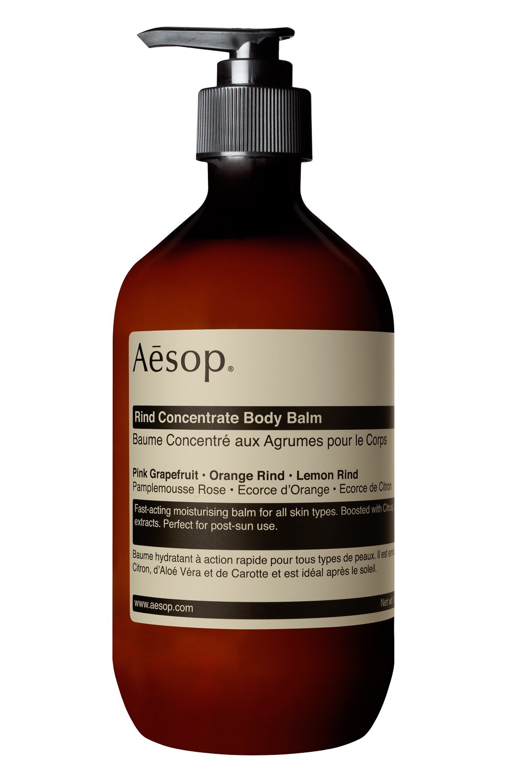 Бальзам для тела rind concentrate (500ml) AESOP бесцветного цвета, арт. B500BM07 | Фото 1 (Статус проверки: Проверена категория)