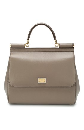Женская сумка sicily medium new DOLCE & GABBANA светло-серого цвета по цене 108000 руб., арт. BB6235/A1001 | Фото 1 Женская сумка sicily medium new DOLCE & GABBANA светло-серого цвета, арт. BB6235/A1001 | Фото 1