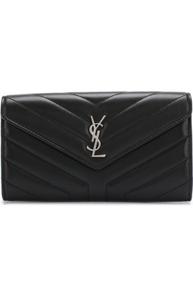 Кожаный кошелек Monogramme Loulou с клапаном | Фото №1 Кожаный кошелек Monogramme Loulou с клапаном | Фото №1
