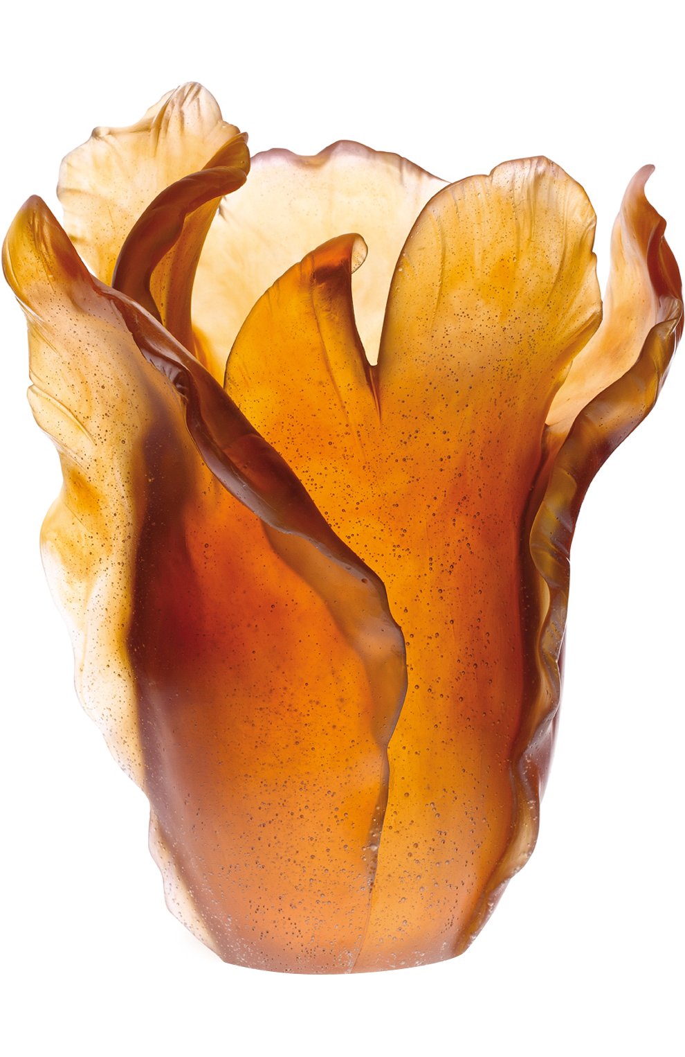Ваза tulipe DAUM коричневого цвета, арт. 03574 | Фото 1 (Статус проверки: Проверена категория; Ограничения доставки: fragile-2)