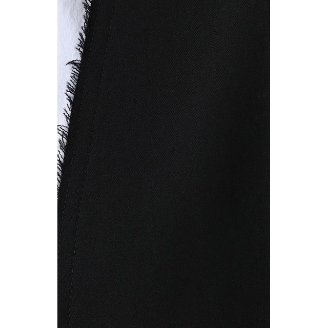 фото Однотонный шерстяной жилет свободного кроя y`s