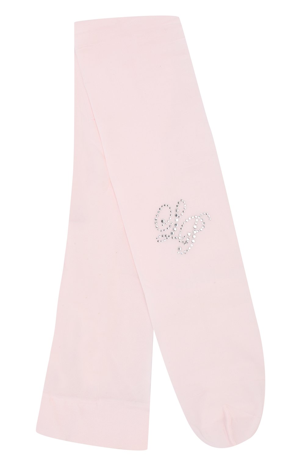 Детские колготы со стразами LA PERLA розового цвета, арт. 42208/4-6 | Фото 1 (Материал: Текстиль, Синтетический материал; Статус проверки: Проверено, Проверена категория)