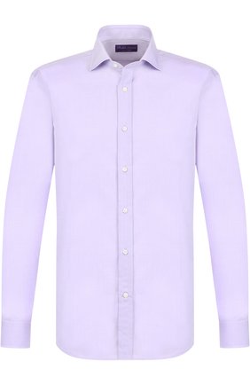 Мужская хлопковая сорочка с воротником кент RALPH LAUREN светло-сиреневого цвета по цене 30900 руб., арт. 791691513 | Фото 1 Мужская хлопковая сорочка с воротником кент RALPH LAUREN светло-сиреневого цвета, арт. 791691513 | Фото 1