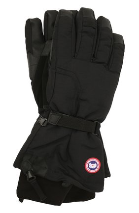 Мужские черные пуховые перчатки с манжетами Canada Goose, арт. 5159M купить в ЦУМ | Фото №1 Пуховые перчатки с манжетами Canada Goose черные | Фото №1