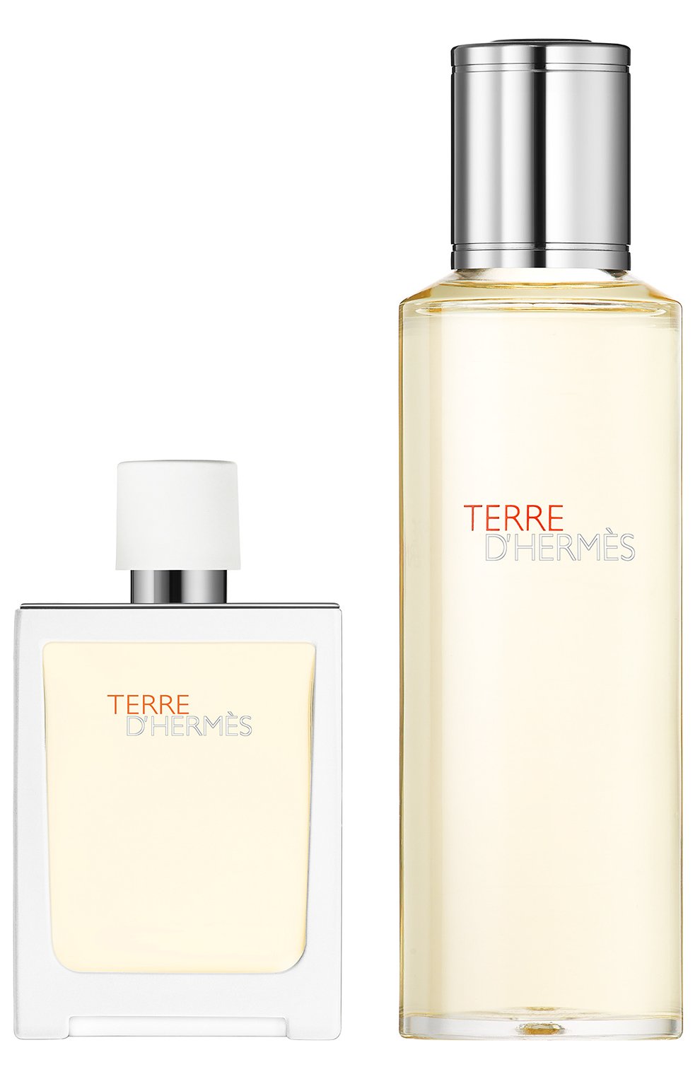 Мужские набор: туалетная вода terre d'hermès eau très fraîche + refill HERMÈS бесцветного цвета, арт. 34660H | Фото 1