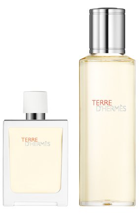 Мужские набор: туалетная вода terre d'hermès eau très fraîche + refill HERMÈS бесцветного цвета по цене 9790 руб., арт. 34660H | Фото 1 Мужские набор: туалетная вода terre d'hermès eau très fraîche + refill HERMÈS бесцветного цвета, арт. 34660H | Фото 1