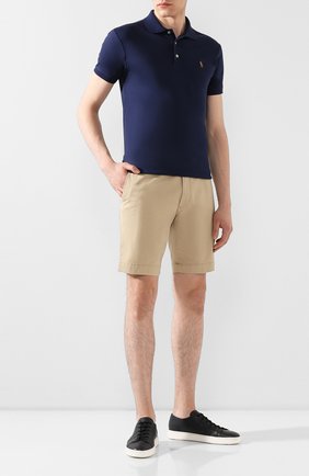 Мужские хлопковые шорты POLO RALPH LAUREN бежевого цвета по цене 12050 руб., арт. 710646709 | Фото 2 Мужские хлопковые шорты POLO RALPH LAUREN бежевого цвета, арт. 710646709 | Фото 2