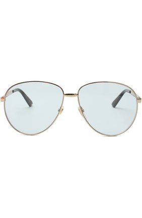 Женские солнцезащитные очки GUCCI золотого цвета по цене 26050 руб., арт. GG0138 004 | Фото 2 Женские солнцезащитные очки GUCCI золотого цвета, арт. GG0138 004 | Фото 2