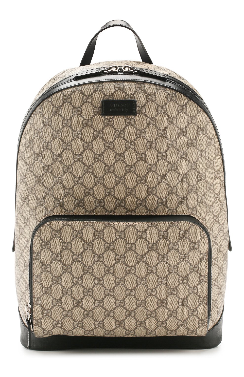 Мужской текстильный рюкзак gg supreme GUCCI бежевого цвета, арт. 406370/KLQAX | Фото 1