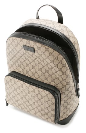 Мужской текстильный рюкзак gg supreme GUCCI бежевого цвета по цене 114800 руб., арт. 406370/KLQAX | Фото 4 Мужской текстильный рюкзак gg supreme GUCCI бежевого цвета, арт. 406370/KLQAX | Фото 4