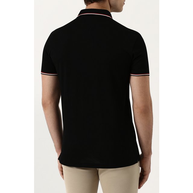 фото Хлопковое поло с короткими рукавами ralph lauren