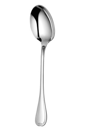 Сервировочная ложка malmaison CHRISTOFLE серебряного цвета, арт. 00018006 | Фото 1 (Статус проверки: Проверена категория; Ограничения доставки: fragile-2)