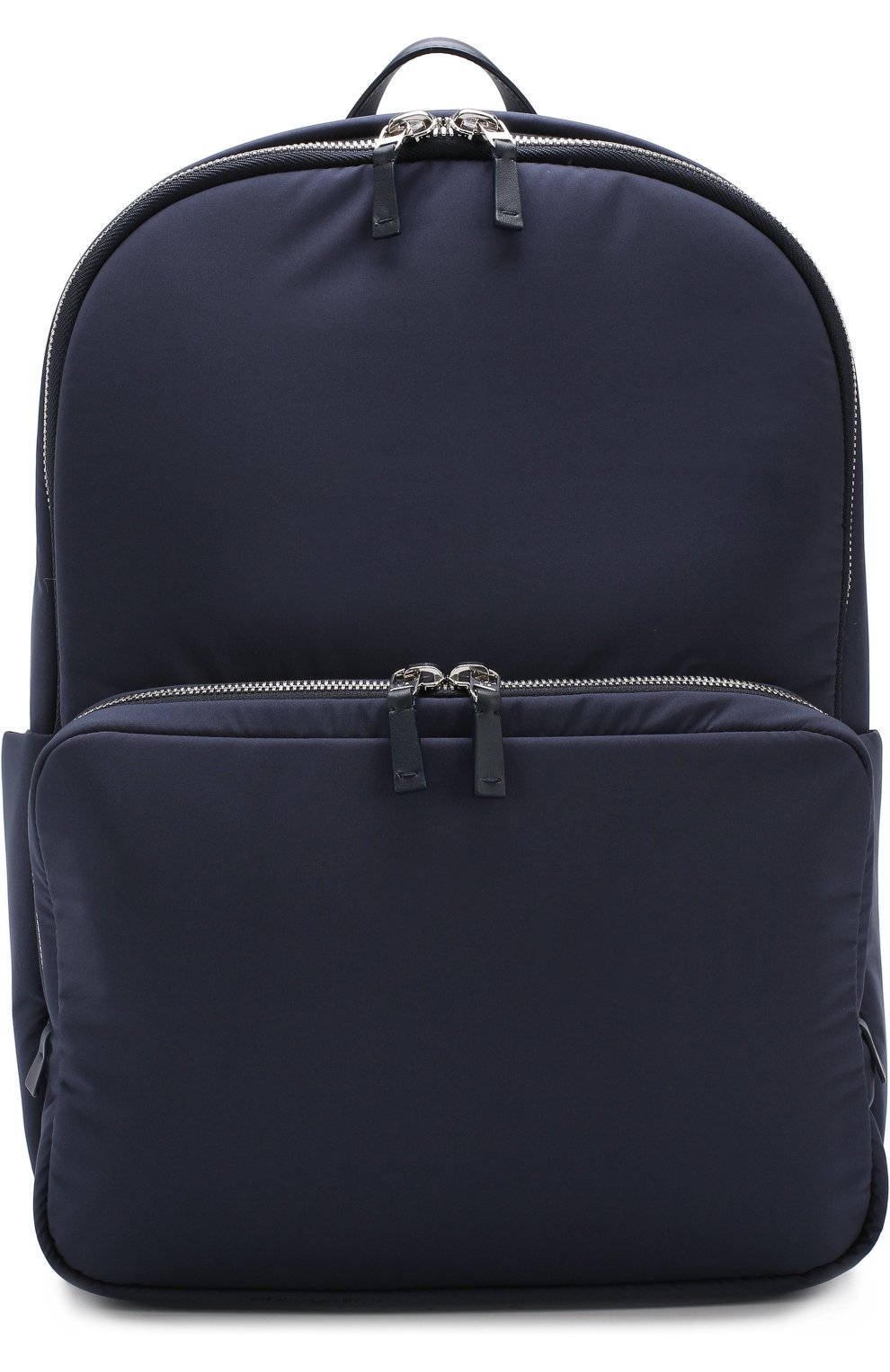 Мужской темно-синий текстильный рюкзак voyager city с кожаной отделкой .