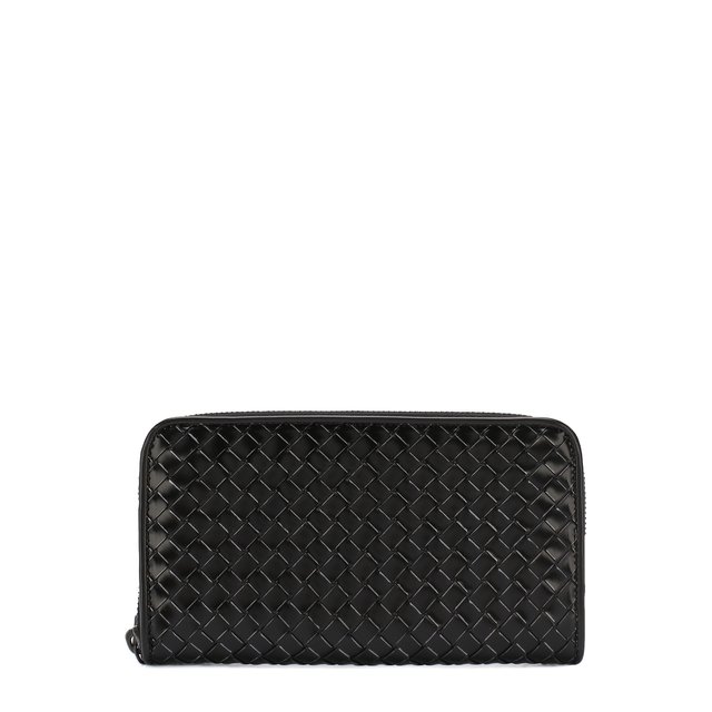 фото Кожаное портмоне на молнии с отделениями для кредитных карт и монет bottega veneta