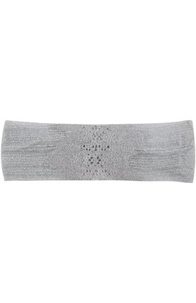 Повязка на голову Missoni серебряного цвета, арт. E18.BA.219361 в ЦУМ | Фото №1 Повязка на голову Missoni серебряного цвета | Фото №1
