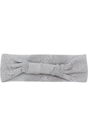 Повязка на голову Missoni серебряного цвета, арт. E18.BA.219361 в ЦУМ | Фото №2 Повязка на голову Missoni серебряного цвета | Фото №2