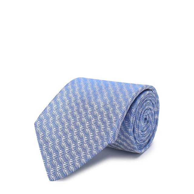 Шелковый галстук с узором Zilli 2716658