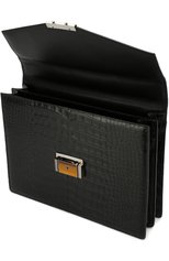 Мужской черный портфель из кожи аллигатора BRIONI купить в интернет ...