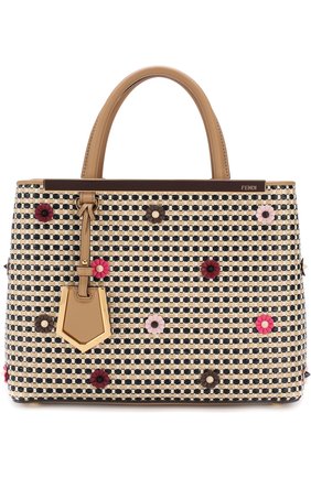 Женская сумка 2jours petite FENDI бежевого цвета по цене 147900 руб., арт. 8BH253 A1T3 | Фото 1 Женская сумка 2jours petite FENDI бежевого цвета, арт. 8BH253 A1T3 | Фото 1