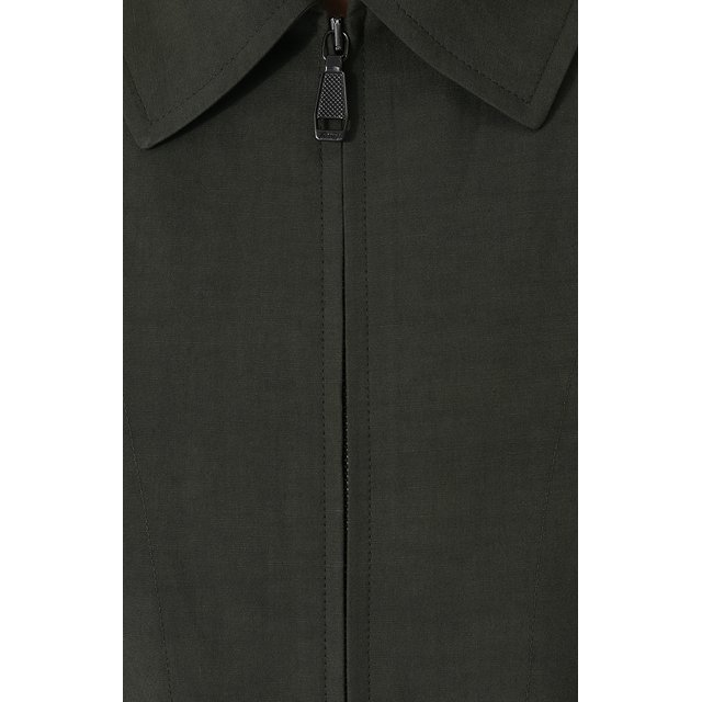 фото Куртка из смеси льна и хлопка на молнии brioni
