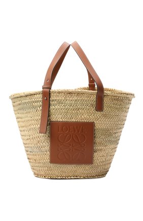 Женская сумка basket large LOEWE бежевого цвета по цене 29450 руб., арт. 327.02.S81 | Фото 1 Женская сумка basket large LOEWE бежевого цвета, арт. 327.02.S81 | Фото 1