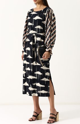 Женские черные кожаные босоножки на массивном каблуке Jacquemus, арт. 181F009 купить в ЦУМ | Фото №1 Кожаные босоножки на массивном каблуке Jacquemus черные | Фото №1