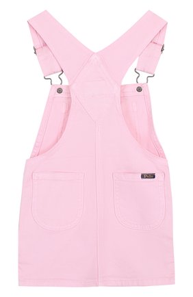 Детский джинсовый комбинезон из мини-юбки POLO RALPH LAUREN розового цвета по цене 10850 руб., арт. 311689945 | Фото 2 Детский джинсовый комбинезон из мини-юбки POLO RALPH LAUREN розового цвета, арт. 311689945 | Фото 2 (Статус проверки: Проверена категория, Проверено; Материал внешний: Хлопок; Девочки Кросс-КТ: Комбинезон-одежда; Ростовка одежда: 2 года | 92 см, 3 года | 98 см, 4 года | 104 см)
