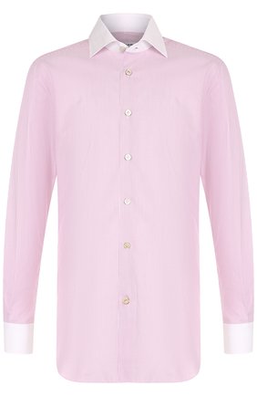 Мужская хлопковая сорочка с воротником кент KITON красного цвета по цене 54150 руб., арт. UCIH0624103000 | Фото 1 Мужская хлопковая сорочка с воротником кент KITON красного цвета, арт. UCIH0624103000 | Фото 1