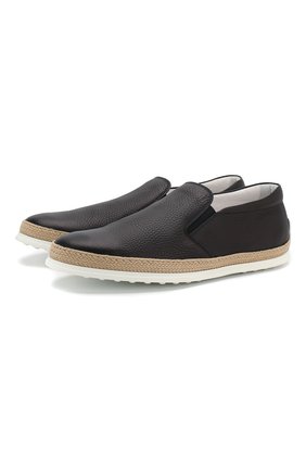 Мужские кожаные слипоны TOD’S синего цвета по цене 34450 руб., арт. XXM0TV0K900NLKU801 | Фото 1 Мужские кожаные слипоны TOD’S синего цвета, арт. XXM0TV0K900NLKU801 | Фото 1