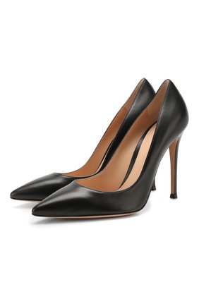 Женские кожаные туфли gianvito 105 GIANVITO ROSSI черного цвета по цене 53900 руб., арт. G28470.15RIC.NAPNER0 | Фото 1 Женские кожаные туфли gianvito 105 GIANVITO ROSSI черного цвета, арт. G28470.15RIC.NAPNER0 | Фото 1