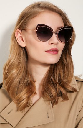 Женские солнцезащитные очки MARC JACOBS (THE) черного цвета по цене 16200 руб., арт. MARC 255 DDB | Фото 2 Женские солнцезащитные очки MARC JACOBS (THE) черного цвета, арт. MARC 255 DDB | Фото 2