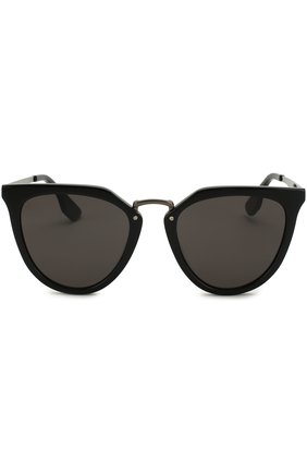 Женские солнцезащитные очки ALEXANDER MCQUEEN черного цвета по цене 14650 руб., арт. MQ0086 001 | Фото 3 Женские солнцезащитные очки ALEXANDER MCQUEEN черного цвета, арт. MQ0086 001 | Фото 3