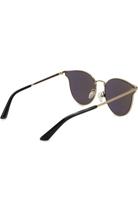 Женские солнцезащитные очки ALEXANDER MCQUEEN серого цвета по цене 15450 руб., арт. MQ0105SK 005 | Фото 4 Женские солнцезащитные очки ALEXANDER MCQUEEN серого цвета, арт. MQ0105SK 005 | Фото 4