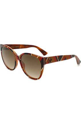 Женские разноцветные солнцезащитные очки Gucci, арт. GG0097 004 купить в ЦУМ | Фото №1 Солнцезащитные очки Gucci разноцветные | Фото №1