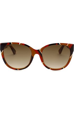Женские разноцветные солнцезащитные очки Gucci, арт. GG0097 004 купить в ЦУМ | Фото №3 Солнцезащитные очки Gucci разноцветные | Фото №3