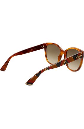 Женские разноцветные солнцезащитные очки Gucci, арт. GG0097 004 купить в ЦУМ | Фото №4 Солнцезащитные очки Gucci разноцветные | Фото №4