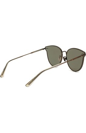 Женские солнцезащитные очки BOTTEGA VENETA хаки цвета по цене 31400 руб., арт. BV0157SK 003 | Фото 4 Женские солнцезащитные очки BOTTEGA VENETA хаки цвета, арт. BV0157SK 003 | Фото 4