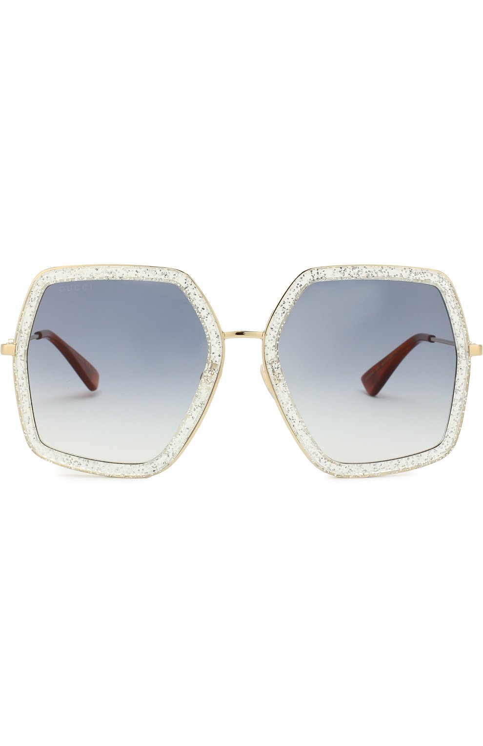 Женские солнцезащитные очки GUCCI золотого цвета по цене 25150 руб., арт. GG0106 006 | Фото 3 Женские солнцезащитные очки GUCCI золотого цвета, арт. GG0106 006 | Фото 3